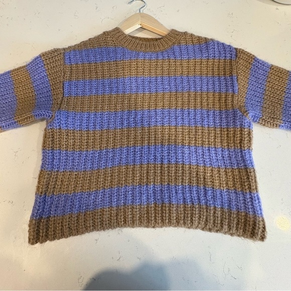 Zara Knit Striped Sweater Size Small - Picture 2 of 4